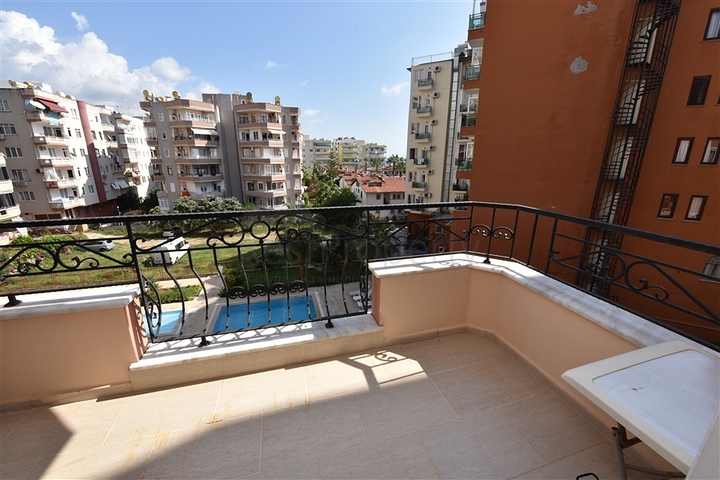 اول خط على البحر - غرفتين وصالة مفروشة في منطقة مهموتلار / الانيا 