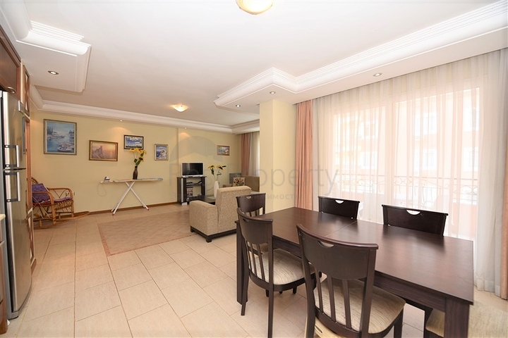 اول خط على البحر - غرفتين وصالة مفروشة في منطقة مهموتلار / الانيا 