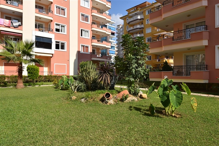 اول خط على البحر - غرفتين وصالة مفروشة في منطقة مهموتلار / الانيا 