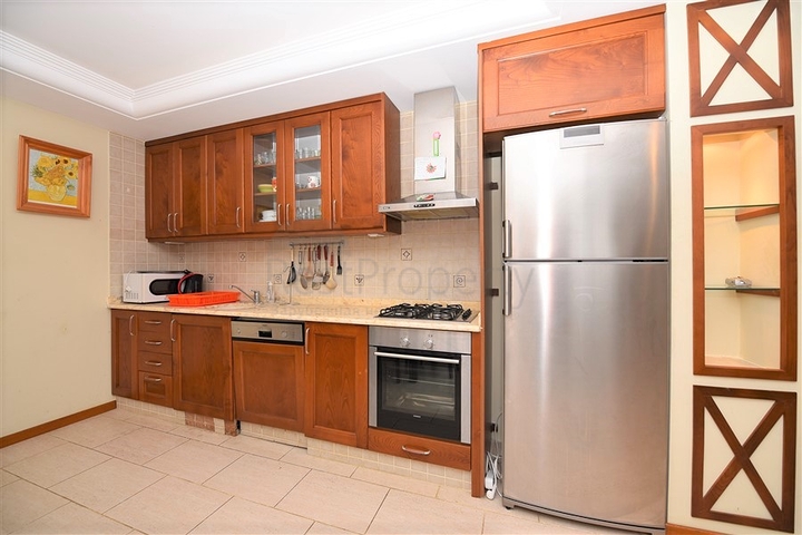 اول خط على البحر - غرفتين وصالة مفروشة في منطقة مهموتلار / الانيا 