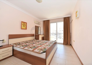 اول خط على البحر - غرفتين وصالة مفروشة في منطقة مهموتلار / الانيا 