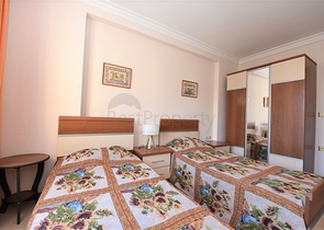 اول خط على البحر - غرفتين وصالة مفروشة في منطقة مهموتلار / الانيا 