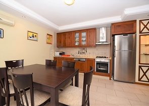 اول خط على البحر - غرفتين وصالة مفروشة في منطقة مهموتلار / الانيا 