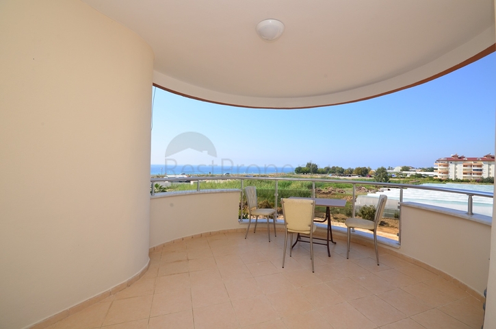 شقة غرفتين وصالة باطلالة بحرية مباشرة في الانيا 