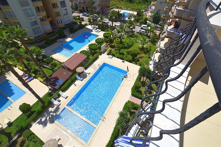 شقة عائلية واسعة بتصميم غرفتين وصالة - مفروشة - في مهموتلار / الانيا 