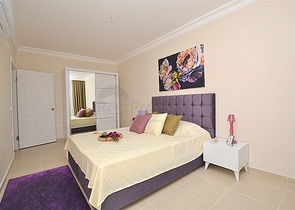 شقة عائلية واسعة بتصميم غرفتين وصالة - مفروشة - في مهموتلار / الانيا 