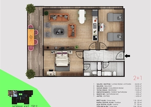 شقق عائلية ضمن مجمع سكني جديد في منطقة توسمور المركزية / الانيا 