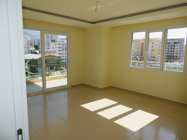 شقة غرفتين وصالة - مطبخ منفصل - ضمن مجمع في مهموتلار / الانيا 