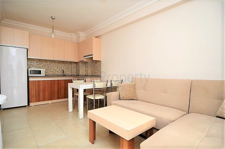 شقة غرفة وصالة مفروشة ضمن مجمع سكني في مهموتلار / الانيا 