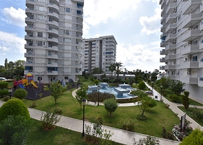 اول خط على البحر - شقة مفروشة ثلاث غرف وصالة في توسمور / الانيا 