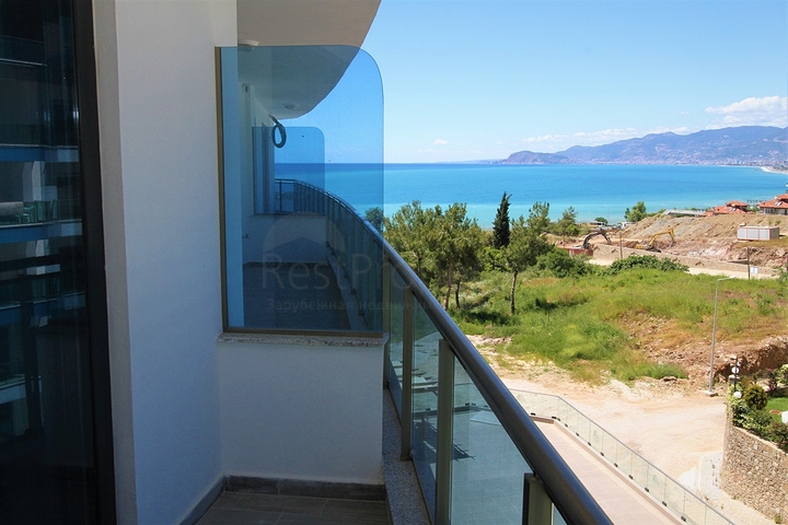 باطلالة بحرية - شقة غرفة وصالة مفروشة ضمن مجمع سكني حديث في كارجي جاك / الانيا