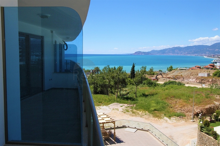 باطلالة بحرية - شقة غرفة وصالة مفروشة ضمن مجمع سكني حديث في كارجي جاك / الانيا