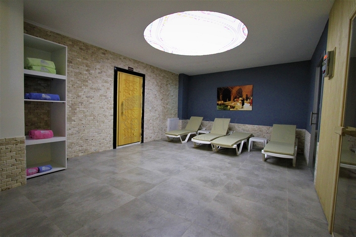 باطلالة بحرية - شقة غرفة وصالة مفروشة ضمن مجمع سكني حديث في كارجي جاك / الانيا