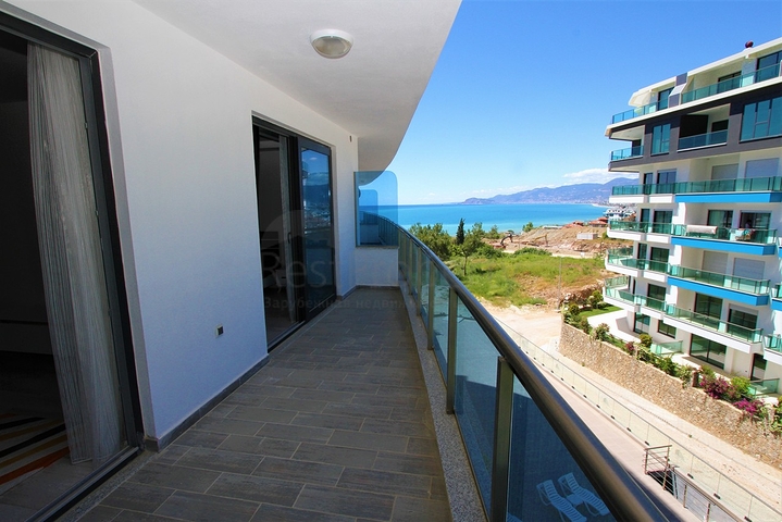 باطلالة بحرية - شقة غرفة وصالة مفروشة ضمن مجمع سكني حديث في كارجي جاك / الانيا