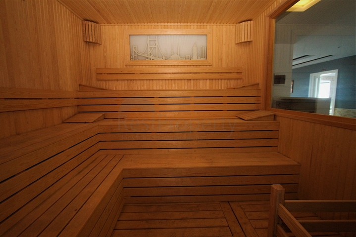 باطلالة بحرية - شقة غرفة وصالة مفروشة ضمن مجمع سكني حديث في كارجي جاك / الانيا