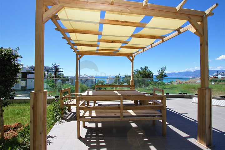 باطلالة بحرية - شقة غرفة وصالة مفروشة ضمن مجمع سكني حديث في كارجي جاك / الانيا