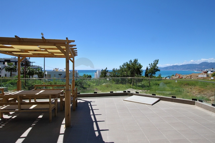 باطلالة بحرية - شقة غرفة وصالة مفروشة ضمن مجمع سكني حديث في كارجي جاك / الانيا