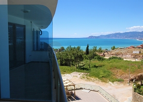 باطلالة بحرية - شقة غرفة وصالة مفروشة ضمن مجمع سكني حديث في كارجي جاك / الانيا