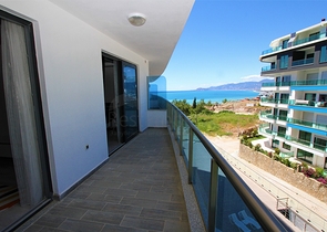 باطلالة بحرية - شقة غرفة وصالة مفروشة ضمن مجمع سكني حديث في كارجي جاك / الانيا