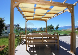 باطلالة بحرية - شقة غرفة وصالة مفروشة ضمن مجمع سكني حديث في كارجي جاك / الانيا