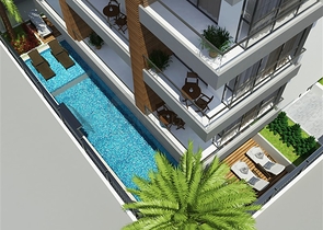 مشروع سكني قيد الانشاء في مركز الانيا 