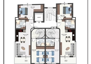 مشروع سكني قيد الانشاء في مركز الانيا 