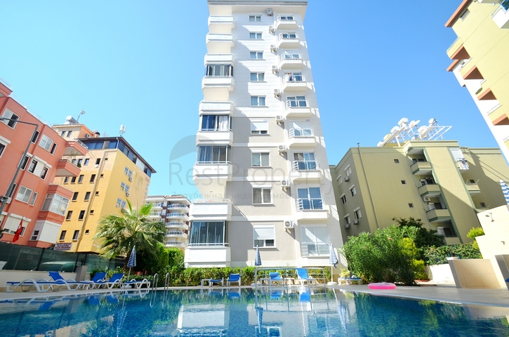 شقة غرفة وصالة - مفروشة ضمن مجمع سكني في مهموتلار / الانيا 