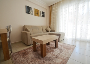 شقة غرفة وصالة - مفروشة ضمن مجمع سكني في مهموتلار / الانيا 