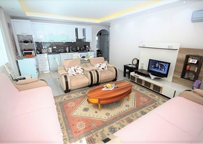 شقة غرفتين وصالة مفروشة ضمن مجمع سكني في توسمور / الانيا 