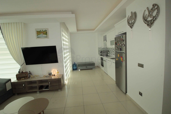 اطلالة بحر - شقة غرفتين وصالة ضمن مجمع سكني خمس نجوم في توسمور / الانيا 