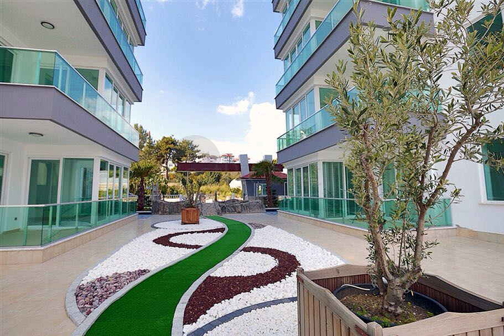 اطلالة بحر - شقة غرفتين وصالة ضمن مجمع سكني خمس نجوم في توسمور / الانيا 