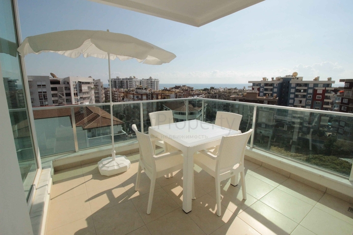 اطلالة بحر - شقة غرفتين وصالة ضمن مجمع سكني خمس نجوم في توسمور / الانيا 