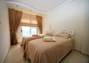 اول صف على البحر - شقة فاخرة ضمن مجمع خمس نجوم في الانيا 