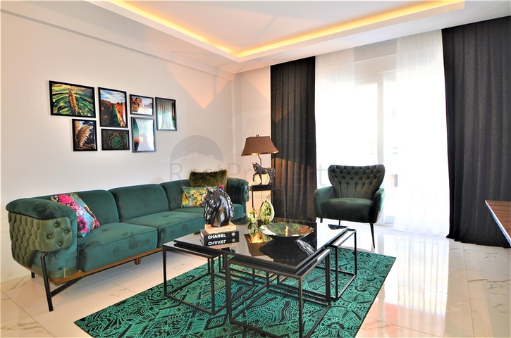 شقة مفروشة غرفة وصالة ضمن مجمع فاخر في مهموتلار / الانيا 