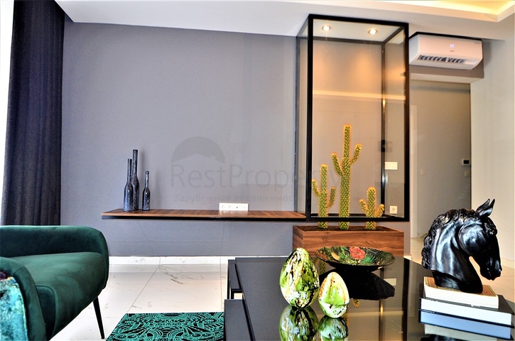 شقة مفروشة غرفة وصالة ضمن مجمع فاخر في مهموتلار / الانيا 