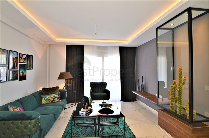 شقة مفروشة غرفة وصالة ضمن مجمع فاخر في مهموتلار / الانيا 