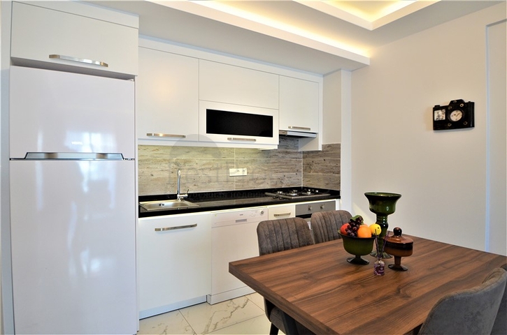 شقة مفروشة غرفة وصالة ضمن مجمع فاخر في مهموتلار / الانيا 