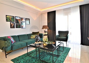 شقة مفروشة غرفة وصالة ضمن مجمع فاخر في مهموتلار / الانيا 