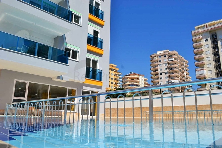 شقة غرفة وصالة مفروشة ضمن مجمع سكني في مهموتلار / الانيا 