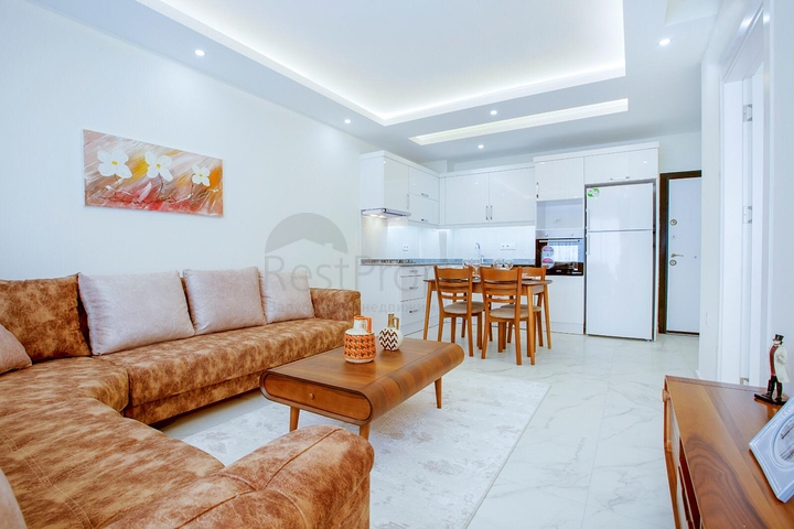 شقة غرفة وصالة مفروشة ضمن مجمع سكني في مهموتلار / الانيا 