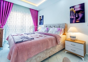 شقة غرفة وصالة مفروشة ضمن مجمع سكني في مهموتلار / الانيا 