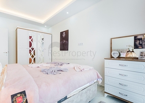 شقة غرفة وصالة مفروشة ضمن مجمع سكني في مهموتلار / الانيا 