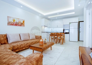 شقة غرفة وصالة مفروشة ضمن مجمع سكني في مهموتلار / الانيا 