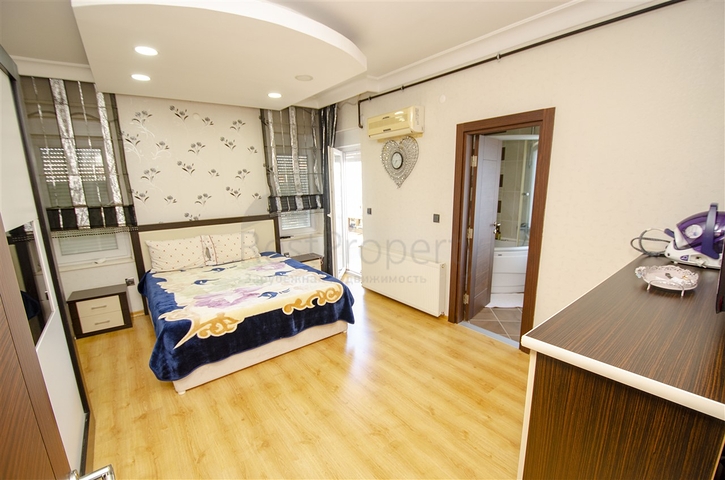 شقة دوبلكس 5 + 1 مع الأثاث في ليمان كونيالتي