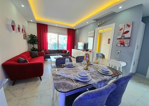 شقة غرفة وصالة ضمن مجمع سكني في مهموتلار / الانيا 