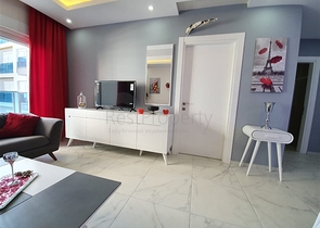 شقة غرفة وصالة ضمن مجمع سكني في مهموتلار / الانيا 