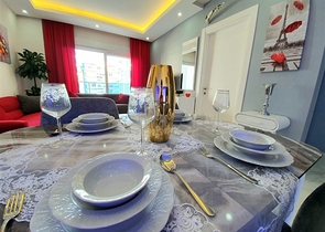 شقة غرفة وصالة ضمن مجمع سكني في مهموتلار / الانيا 