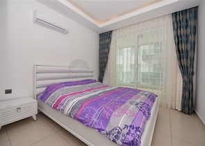 شقة مفروشة من تصميم غرفة وصالة ضمن مجمع خمس نجوم في الانيا 