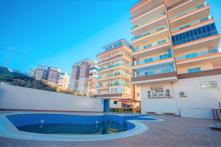 شقة استديو مفروشة ضمن مجمع سكني في مهموتلار / الانيا 