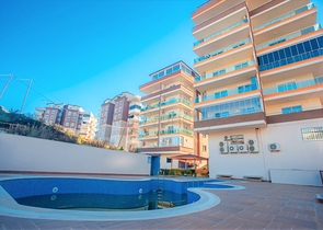 شقة استديو مفروشة ضمن مجمع سكني في مهموتلار / الانيا 